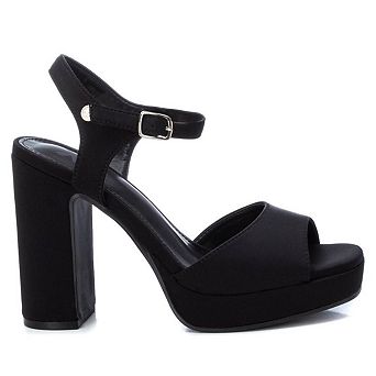 Women's Heel Sandals By XTI, Black 14099305