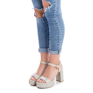 Women's Heeled Platform Sandals By XTI 141260