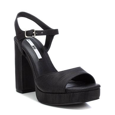 Women's Heel Sandals By XTI, Black 4529601