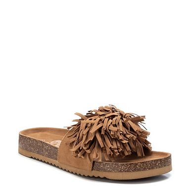 Women's Suede Flat Sandals By XTI 79105