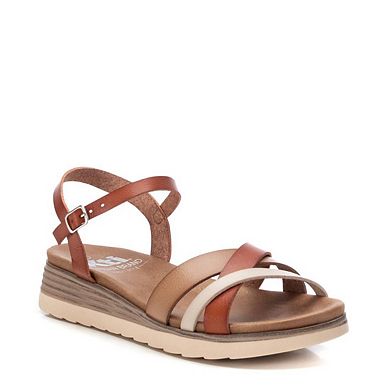 Women's Strappy Comfort Sandals By XTI, Brown 4485702
