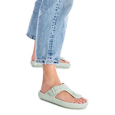 Women's Rubber Flip Flops Sandals By XTI 141469