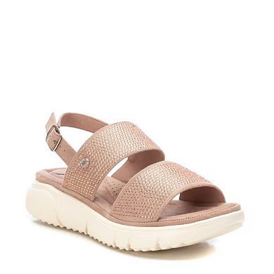 Women's Flat Suede Sandals By XTI 141243