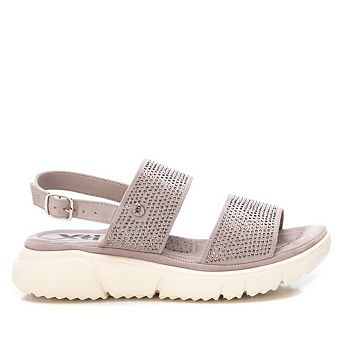 Women's Flat Suede Sandals By XTI 141243