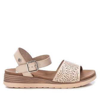 Women's Flat Sandals By XTI, Beige 14084803