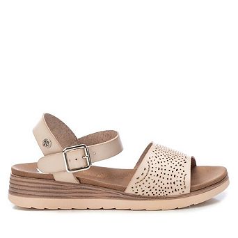 Women's Flat Sandals By XTI, Beige 14084803