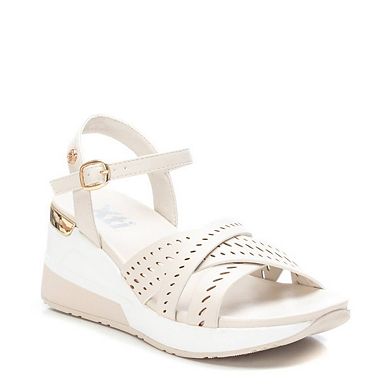 Women's Wedge Cross Strap Sandals By XTI 141191