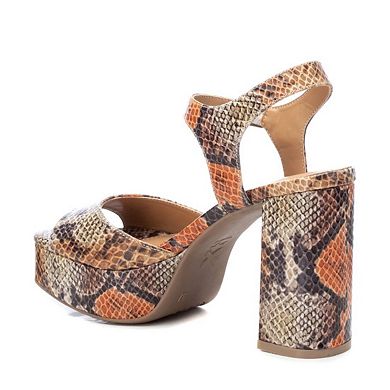 Women's Heeled Platform Sandals by XTI 141162Tau