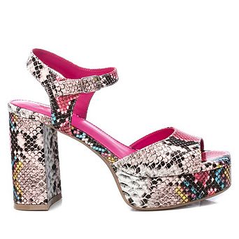 Women's Heeled Platform Sandals BUGA By XTI, Multicolor 14116202