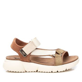 Women's Suede Sandals By XTI, Brown 14141701