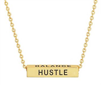 Paige Harper 14k Gold Plated Hustle & Balance Necklace