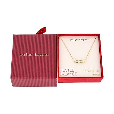 Paige Harper 14k Gold Plated Hustle & Balance Necklace