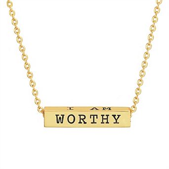 Paige Harper I AM WORTHY & CAPABLE ENOUGH Necklace