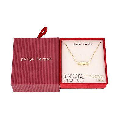 Paige Harper 14k Gold Plated Perfectly & Imperfect Necklace