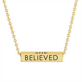 Paige Harper SHE BELIEVED SHE SHOULD SO SHE DID Necklace