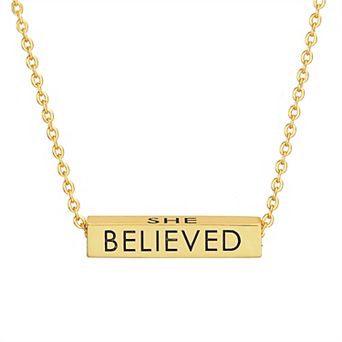 Paige Harper SHE BELIEVED SHE SHOULD SO SHE DID Necklace