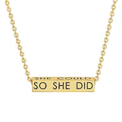 Paige Harper SHE BELIEVED SHE SHOULD SO SHE DID Necklace
