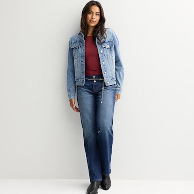 Junior's Project Indigo Low Rise Baggy Bootcut Jeans