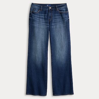 Junior's Project Indigo Low Rise Baggy Bootcut Jeans