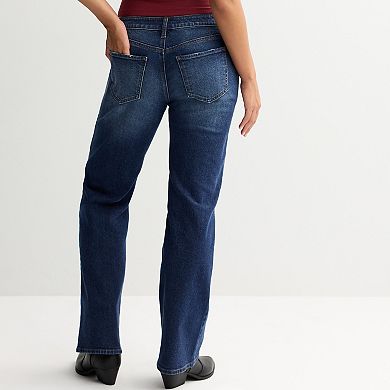 Junior's Project Indigo Low Rise Baggy Bootcut Jeans