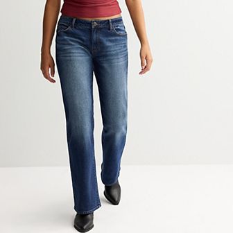 Junior's Project Indigo Low Rise Baggy Bootcut Jeans