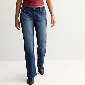 Junior's Project Indigo Low Rise Baggy Bootcut Jeans