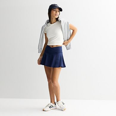 Juniors' SO® Crossover Sporty Skirt