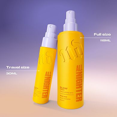 Mini All Nighter Glowing & Hydrating Waterproof Setting Spray with with 24HR Wear