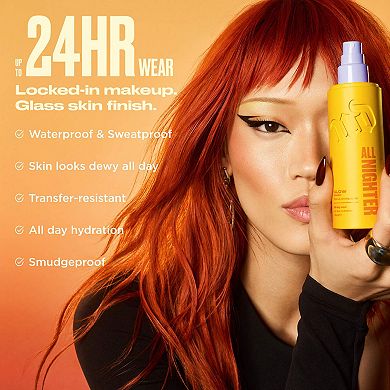 Mini All Nighter Glowing & Hydrating Waterproof Setting Spray with with 24HR Wear