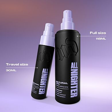 Mini All Nighter Waterproof Makeup Setting Spray with 24HR Wear