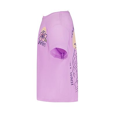 Girls 7-20 Roxy Graphic Tee with Hibiscus Design