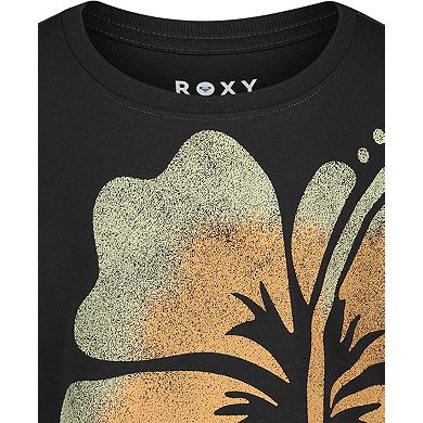 Girls 7-20 Roxy Hibiscus Graphic Oversized Tee