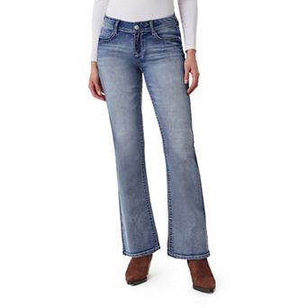 Juniors' WallFlower Insta Stretch Lowrise Bling Slim Flare Jeans