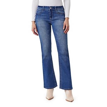 Juniors' WallFlower Insta Stretch Lowrise Bling Slim Flare Jeans