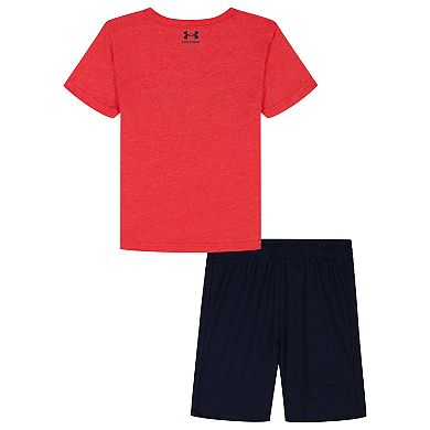 Baby & Toddler Under Armour Baseball 2-Piece Short Sleeve Tee & Shorts Set