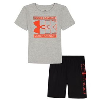 Baby & Toddler Under Armour UA Tech Decon 2 pc Short Sleeve Tee & Shorts Set