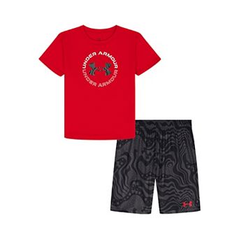 Baby & Toddler Under Armour UA Tech Printed Short Sleeve Top & Shorts Set