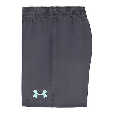 Baby & Toddler Under Armour Neo Turquoise 2-Piece Polo & Shorts Set