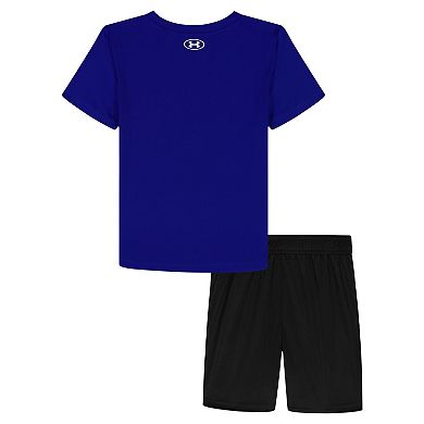 Baby & Toddler Boy Under Armour 2-Piece Short Sleeve Tee & Shorts Set