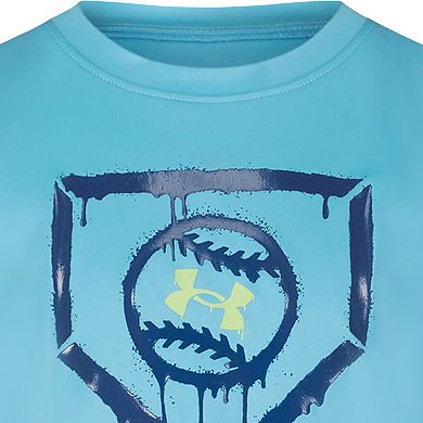 Boys 4-7 Under Armour Tech Baseball Spray Graphic Tee
