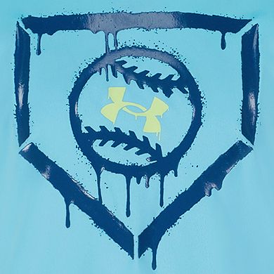 Boys 4-7 Under Armour Tech Baseball Spray Graphic Tee