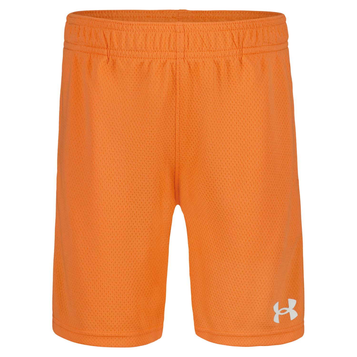 Шорты Under Armour Tech Mesh для мальчиков, цвет: Оранжевый — фото 1