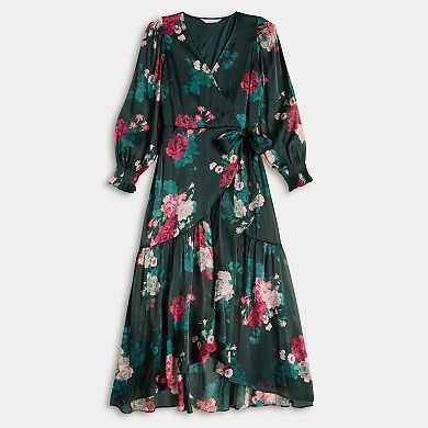 Petite LC Lauren Conrad Long Wrap Maxi Dress