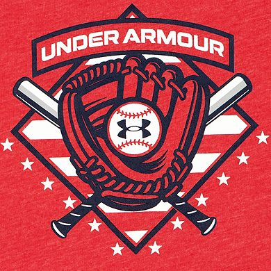 Boys 4-7 Under Armour 2-Piece Baseball Graphic Tee & Shorts Set