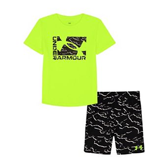 Boys 4-7 Under Armour 2 pc Short Sleeve Shirt & Shorts Set
