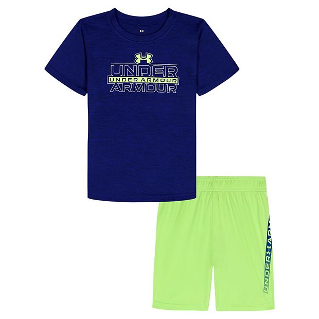 UNDER ARMOURセット Boys 4-7 Under Armour 2-Piece Short Sleeve Tee & Shorts Set
