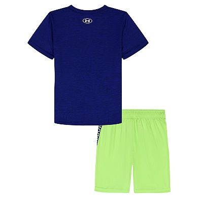 Boys 4-7 Under Armour 2-Piece Short Sleeve Tee & Shorts Set