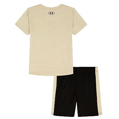 Boys 4-7 Under Armour 2-Piece Short Sleeve Tee & Shorts Set