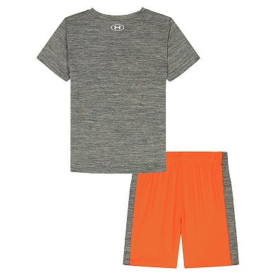 Boys 4-7 Under Armour 2-Piece Short Sleeve Top & Shorts Set