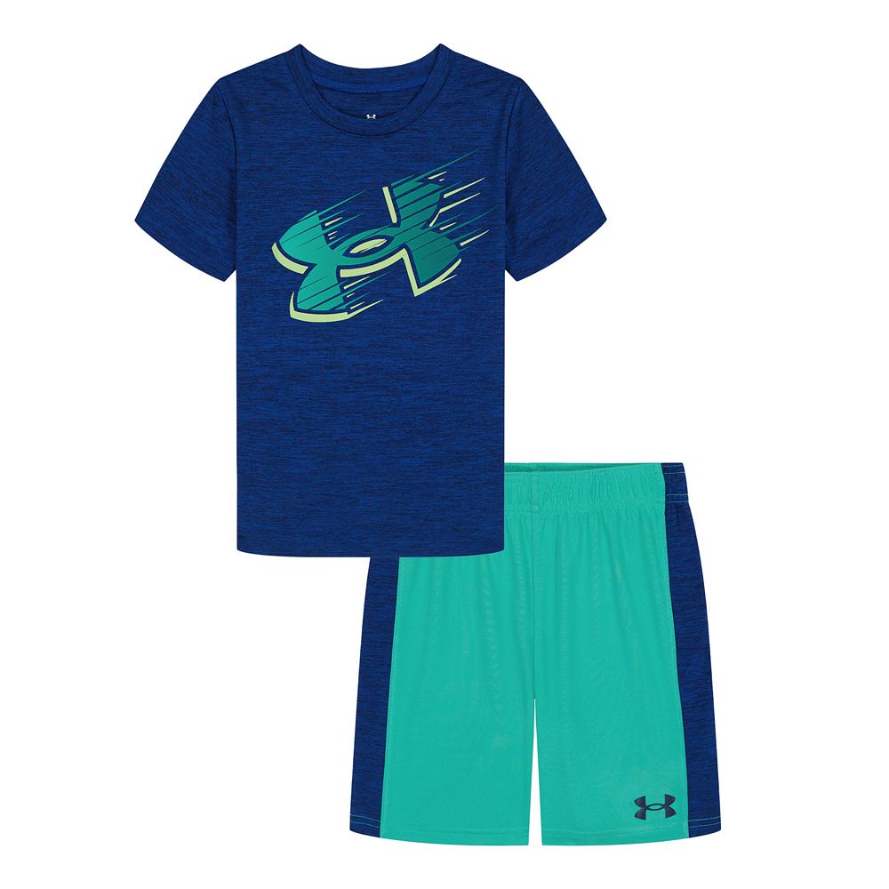 Canterbury & Under Armour ショーツセット Boys 4-7 Under Armour Tech Moves 2-Piece Short Sleeve Top & Shorts Set